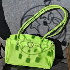 ∆ Lime Vinyl Purse∆